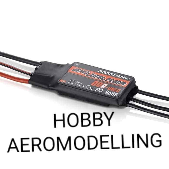 ESC Brushless Hobbywing Skywalker 80A - Click Image to Close
