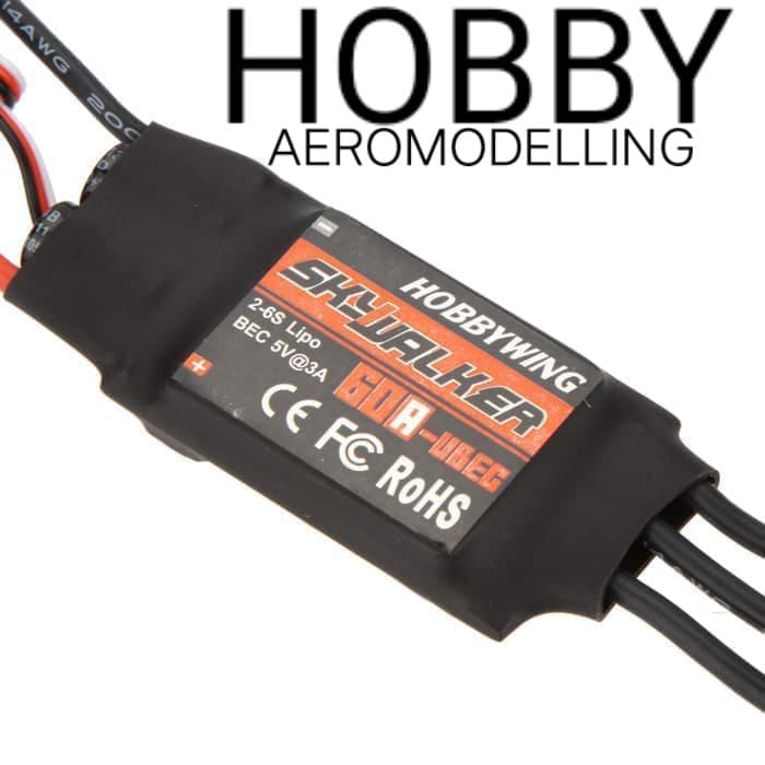 ESC Brushless Hobbywing Skywalker 60A - Click Image to Close
