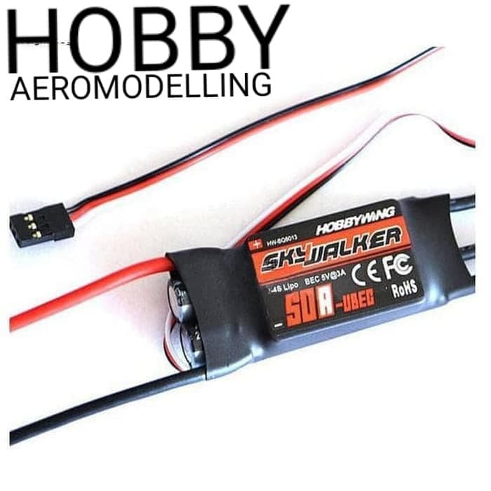 ESC Brushless Hobbywing Skywalker 50A - Click Image to Close