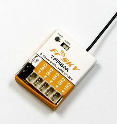 FrSky TFR6M 6ch RX FASST MICRO - Click Image to Close