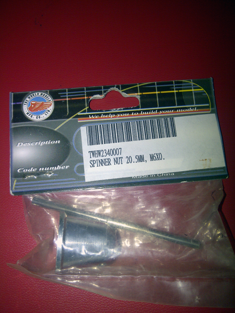 TWM SPINNER NUT 20.5MM, M6X0.