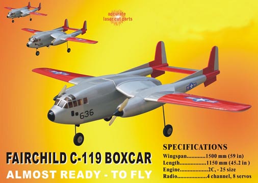 CM Fairchild C-119 Boxcar - Click Image to Close