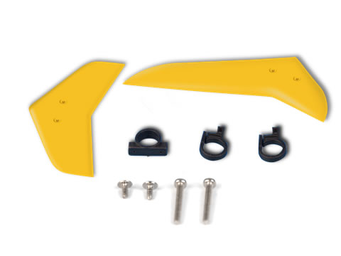 EK1-0546 Vertical & Horizontal Stabilizer (Yellow) - Click Image to Close