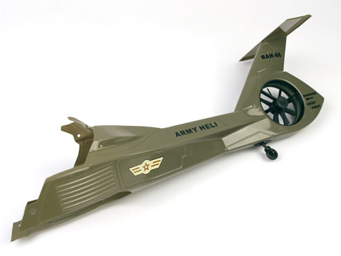 EK1-0595 Rear Fuselage Dark Green - Click Image to Close