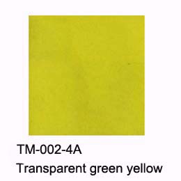 TM-002-4A EM Covering Film Transparant Green Yellow 2m - Click Image to Close