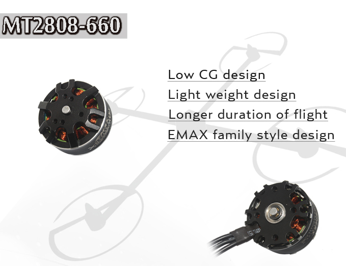 Emax Brushless Motor MT2808 for Multicopter - Click Image to Close