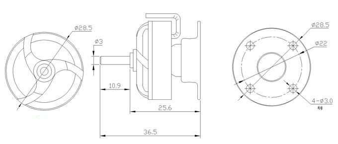 Emax Brushless Motor CF2805 - Click Image to Close