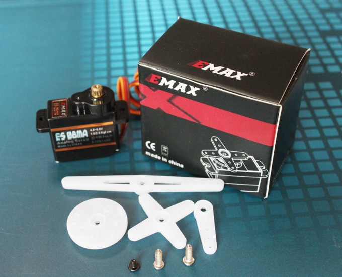 Emax ES08MA 12g Analog Metal Gear 2.0kg - Click Image to Close