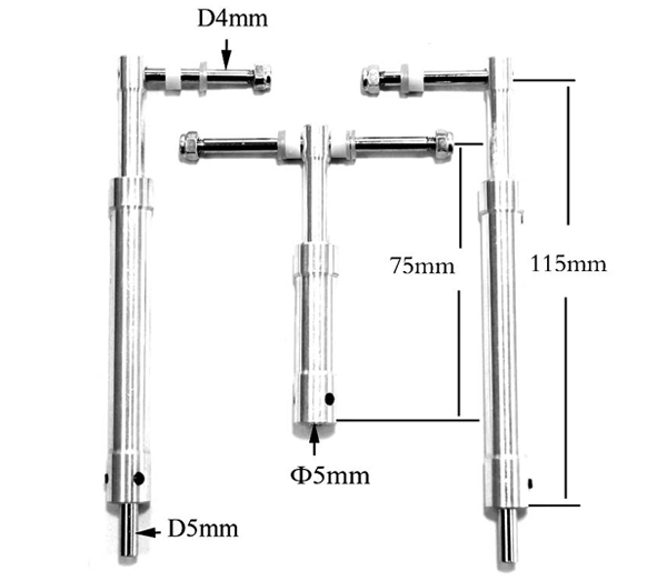 FM05-122 Anti Vibration Landing Gear 40-60 - Click Image to Close