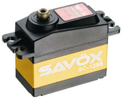 Savox SC-1258TG Digital titanium Gear 12kg