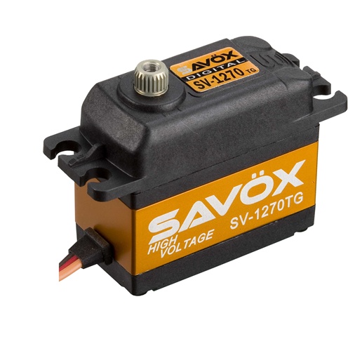 Savox SV-1270TG 63g Digital Titanium Gear 35kg - Click Image to Close