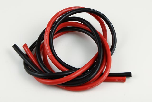 NAL Silicone Wire 12AWG (1m red&black)