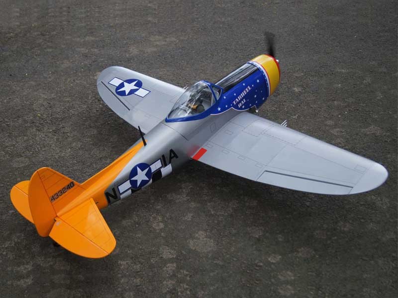 VQ P-47D Tarheel Hal EP ARF + E-Retract - Click Image to Close