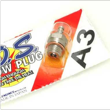 OS Glow plug No 6/A3 Hot (2pcs)