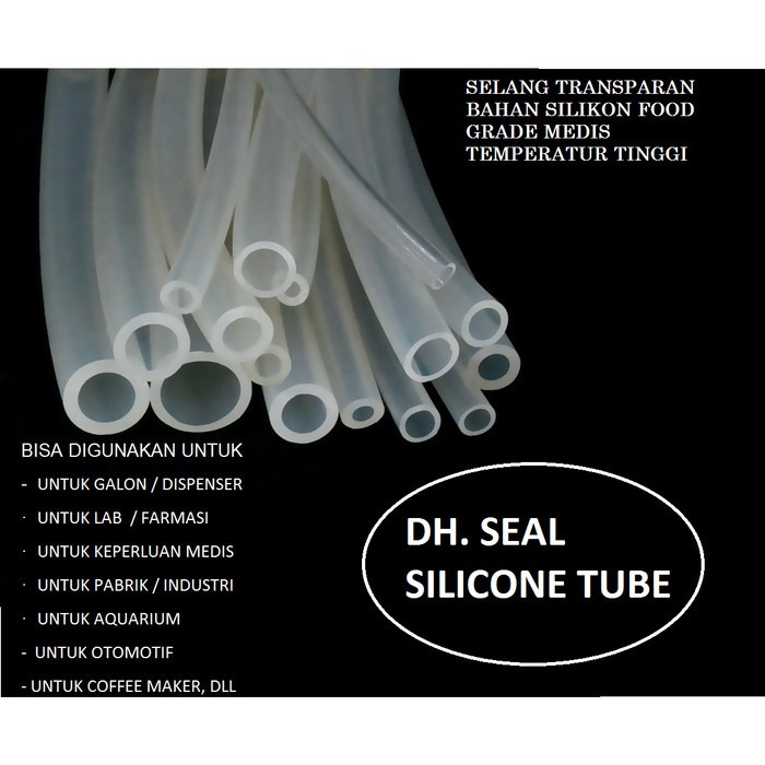 Silicone Tube Food Grade 11x15mm 1meter